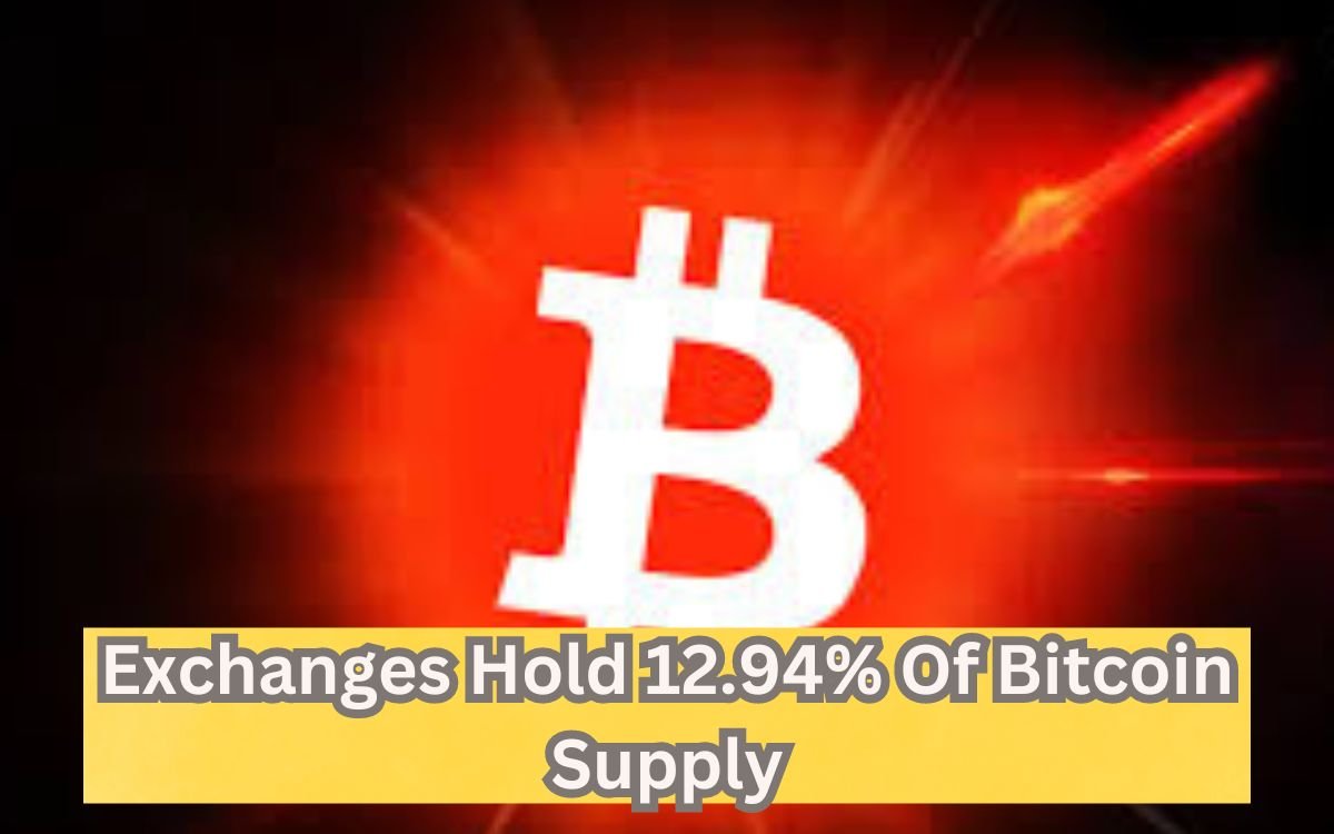 Exchanges Hold 12.94% Of Bitcoin Supply